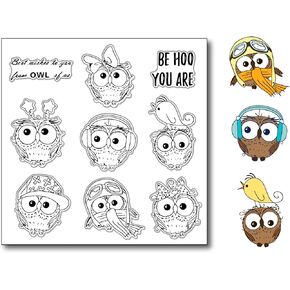 Cute Dogs Clear Stamps for Card Making or Journaling, Golden Retriever Alaskan Malamute Bulldog Rubber Stamps for Scrapbooking Albums Photo Gift Tags Paper Crafting Decor