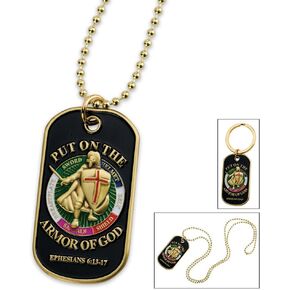 Put on the Armor of God Dog Tag