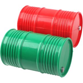1/10 RC Decorations Accessories Plastic Oil Drum Fuel Tank Container Compatible with Traxxas TRX-4 Tamiya CC01 Axial SCX10 D90 Redcat HSP 90046 D110 1/10 RC Crawler Truck