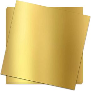 Crafasso Metallic Mirror cardstock, Rose Gold, 12in12in, 300g, 15sheets
