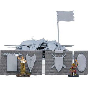 Castle Decor Expansion - Mini Dungeon Castle Cavern DND Terrain for Tabletop RPGs, Dungeons & Dragons, Pathfinder, War Gaming, and More! by DCD