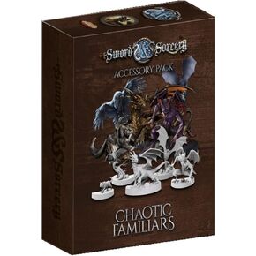 Sword & Sorcery Miniatures – Chaotic Familiars – 5 32MM Unpainted Plastic Miniatures by Ares Games–Sword & Sorcery Accessory Pack – Dungeons and Dragons Miniatures – DND and Other Table Top RPG Games