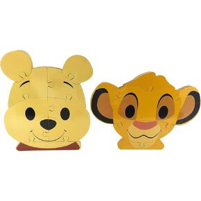 Disney Wooden Toys Mickey Mouse and Minnie Mouse Puzzles, 13 pieces, Officially Licensed Kids Toys for Ages 18 Month by Just Play