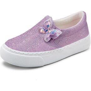 أحذية رياضية بدون كعب للفتيات الصغيرات من Toandon لامعة سهلة الارتداء للأعمار من 2 إلى 10 سنوات in Kuwait