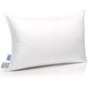 East Coast Bedding Cozy Dream Goose Feather and Down Pillows - RDS Certified, 100% Cotton Cover, Hotel Collection, Bed Sleeping, Medium Support