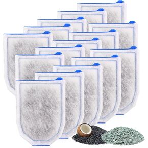 15 Pack Carbon Filter Cartridges Compatible with Tetra Whisper EX30/EX45/EX70 Filters