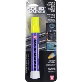 Sakura Solid Paint Markers - Permanent Marker Paint Pens - Window, Wood, & Glass Marker - Fluorescent Yellow Paint - 1 Pack