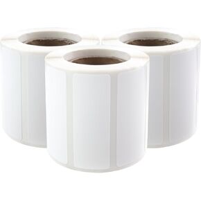 PUQU 40x30mm Direct Thermal Sticker Labels, Self-Adhesive All-Purpose Label Maker Tape, Compatible with AQ Series Label Printer, Refills Standard Laminated Office Labeling, 1 Roll of 230 Labels