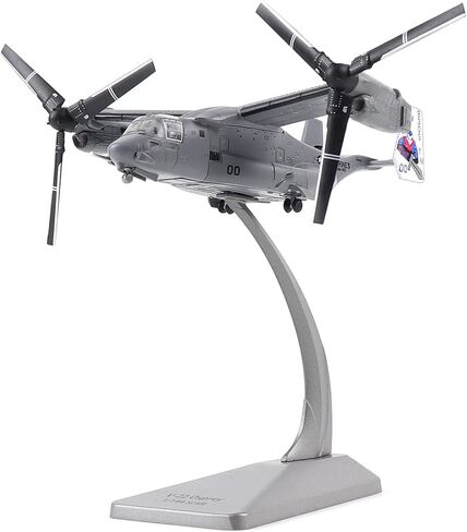 V-22 Osprey 1/144 Scale Model Aircraft Kits, Military-Themed Metal Die-cast Model Airplane, Foldable U.S. Navy Model Aircraft Kit in Saudi Arabia