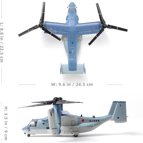 V-22 Osprey 1/144 Scale Model Aircraft Kits, Military-Themed Metal Die-cast Model Airplane, Foldable U.S. Navy Model Aircraft Kit in Saudi Arabia