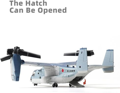 V-22 Osprey 1/144 Scale Model Aircraft Kits, Military-Themed Metal Die-cast Model Airplane, Foldable U.S. Navy Model Aircraft Kit in Saudi Arabia