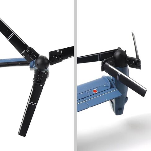 V-22 Osprey 1/144 Scale Model Aircraft Kits, Military-Themed Metal Die-cast Model Airplane, Foldable U.S. Navy Model Aircraft Kit in Saudi Arabia