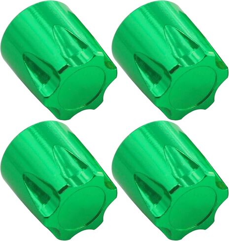 4PCS Share Goo Aluminium RC M4 Wheel Nut,RC Car Dustproof Wheel Rim Center Cap Hub Compatible with Traxxas TRX4 Axial SCX10 90046 D90 Tamiya Redcat HPI 1/10 RC Crawler Car (Red) in Kuwait