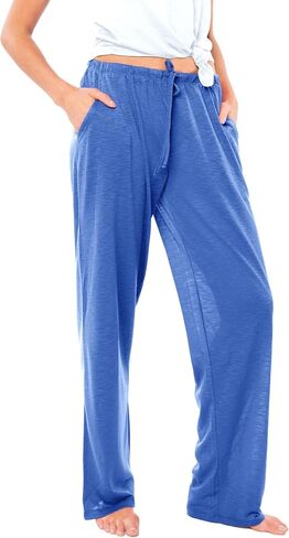 Sexy Basics Women's 4 Pack Casual Active Relaxed Flowy Fit Lounge & Yoga Pants in Kuwait