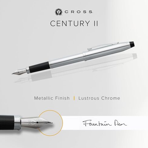 Cross Century II القابلة لإعادة الملء قلم كرة الدوارة ، كرة الدوارة المتوسطة ، تشمل صندوق هدايا فاخر - Gunmetal Gray in Kuwait