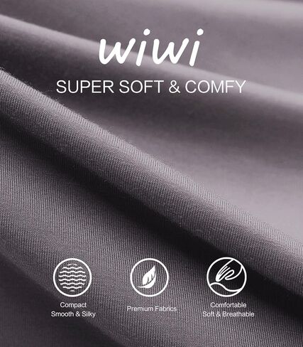 WiWi Women's Wide Leg Capri Pants Viscose from Bamboo Palazzo Lounge Bottoms with Pockets High Waist Pajama Bottom S-XXL in Kuwait