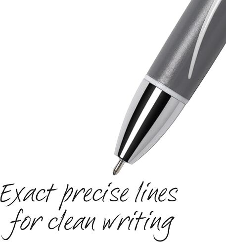 BIC Glide Exact Black Retractable Ballpoint Pens, Fine Point (0.7mm), 12-Count Pack, Ultra Smooth Writing Black Pens in Saudi Arabia