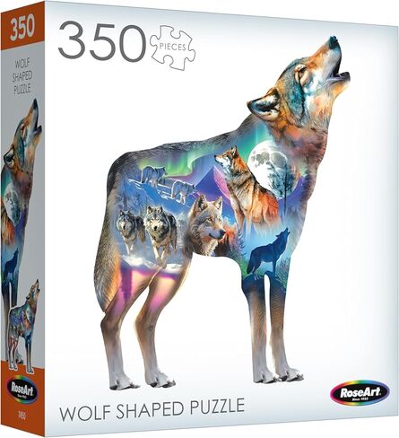 RoseArt - Big Shaped - Wolf II - 500 Piece Jigsaw Puzzle for Adults in Saudi Arabia