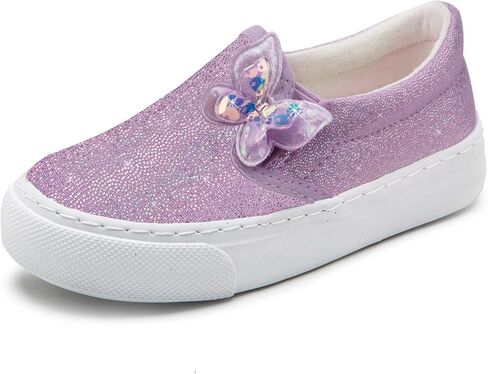 أحذية رياضية بدون كعب للفتيات الصغيرات من Toandon لامعة سهلة الارتداء للأعمار من 2 إلى 10 سنوات in Kuwait