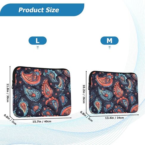 Abstract Dog Paw Print (2) Laptop Sleeve 15.6 inch, Protective Laptop Case Briefcase Notebook Cover Carrying Computer Bag for Travel Work in Saudi Arabia