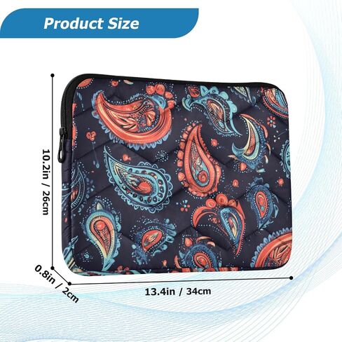 Abstract Dog Paw Print (2) Laptop Sleeve 15.6 inch, Protective Laptop Case Briefcase Notebook Cover Carrying Computer Bag for Travel Work in Saudi Arabia