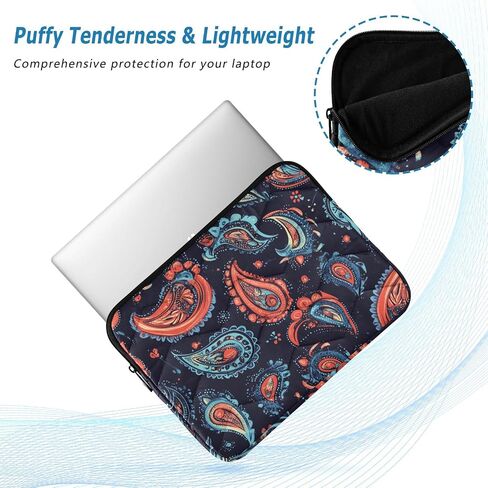 Abstract Dog Paw Print (2) Laptop Sleeve 15.6 inch, Protective Laptop Case Briefcase Notebook Cover Carrying Computer Bag for Travel Work in Saudi Arabia