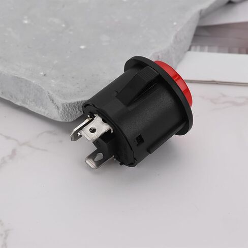 SING F LTD 2Pcs Power Start Button Switch 3Pin One Button Start Switch 12V for Children's Electric Car RC Remote Ccontrol Electric Car(26mm) in Kuwait