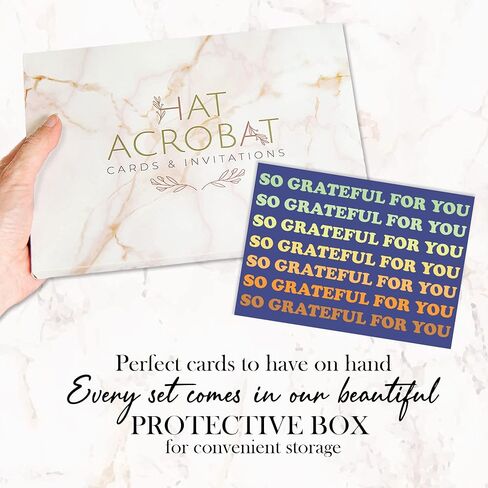 Hat Acrobat Employee Appreciation Cards with Envelopes - 24 Encouragement Cards to Inspire Your Team, Staff, Students or The Perfect Appreciation Gifts Compliment (8 designs) in Kuwait