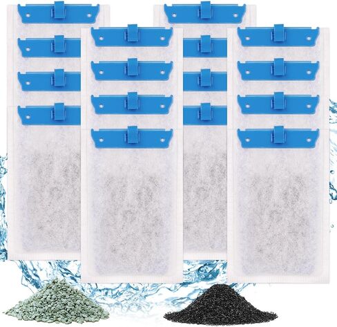 10 Pack Medium Filter Cartridges Compatible with Tetra Whisper Bio-Bag Filters Replacement Filter Cartridges for Whisper Filters 10i / IQ10 / PF10 and TetraFauna ReptoFilter(Ready to Use) in Saudi Arabia
