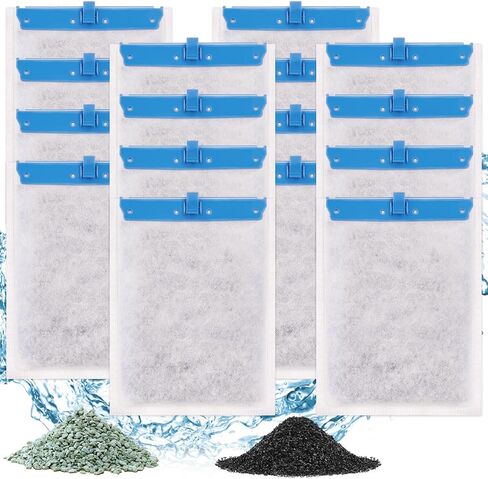 10 Pack Medium Filter Cartridges Compatible with Tetra Whisper Bio-Bag Filters Replacement Filter Cartridges for Whisper Filters 10i / IQ10 / PF10 and TetraFauna ReptoFilter(Ready to Use) in Saudi Arabia