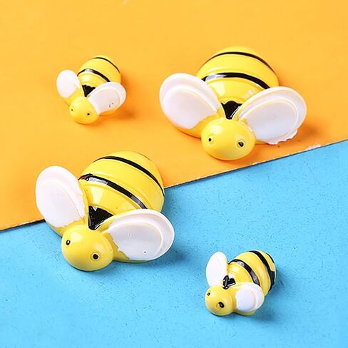 45 PCS راتنجات صغيرة من النحل المصغر النحل الصغير النحل اللطيف النحل الزخرفي سكرابوكينغ النحل DIY BEE تزيين لزينة الحفلات in Kuwait