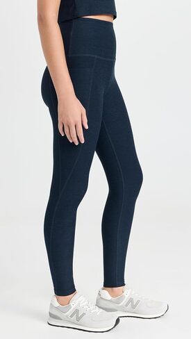 Beyond Yoga Spacedye High Waisted Pocket Midi Legging - Women’s Leggings - Body-Hugging - High-Waisted Darkest Night 1X US Women's 18-20 25 in Saudi Arabia