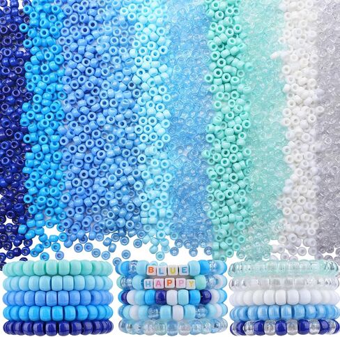 BestNow Bracelet Making Kit with Pony Beads, 48 Colors Kandi Beads 4000PCS, Letter Beads Jewelry Supplies for DIY Friendship Bracelets & Necklaces, Arts and Crafts Gift for Kids, Teens & Adults in Saudi Arabia