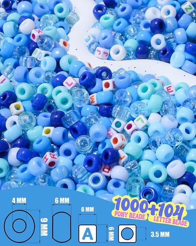 BestNow Bracelet Making Kit with Pony Beads, 48 Colors Kandi Beads 4000PCS, Letter Beads Jewelry Supplies for DIY Friendship Bracelets & Necklaces, Arts and Crafts Gift for Kids, Teens & Adults in Saudi Arabia