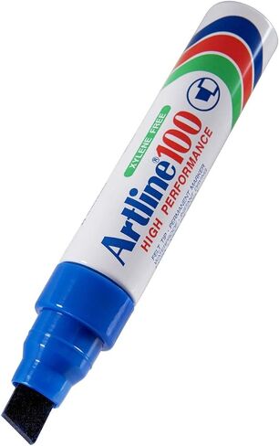 Artline Big Nib Magnum علامات دائمة مع نصيحة إزميل 7.5-12 ملم لحالات واضحة ومرئية وعلامات ، علامات دائمة للاستخدام الداخلي والخارجي - الأخضر in Kuwait
