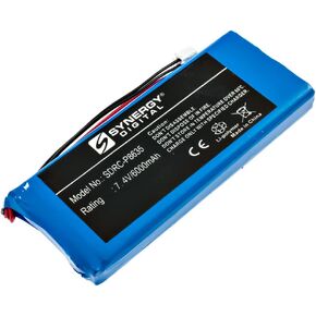 Synergy Digital RC Hobby Battery, Compatible with DJI Phantom 4 Controller RC Hobby, (Li-Pol, 7.4V, 6000mAh) Ultra High Capacity, Replacement for DJI 1650120, GL300C, GL300E, GL300F Battery