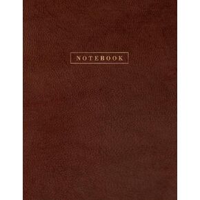 دفتر الملاحظات: كمبيوتر محمول تنفيذي من جلد Softcover مع حروف ذهبية | 150 صفحات جامعية 8.5 × 11 - A4 Size Journal (أجهزة الكمبيوتر المحمولة والمجلات)