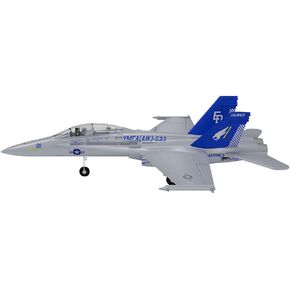 F-18 Hornet Twin 40mm EDF RC Airplane PNP (Transmitter, Receiver or Battery not Included) (Blue)