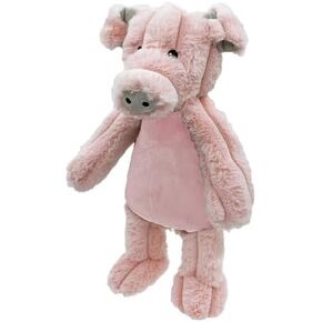 Pet Lou Farm Friends Pig ، ارتفاع 16 بوصة ، وردي ، ولعب صرير ، أفخم ، ألعاب الحيوانات الأليفة واللوازم