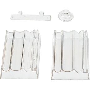 Bead Roller Clear Acrylic Soft Clay Jewelry Making Tool Beads Forming Circular Elliptical Diamond Shaped Rolling Tools