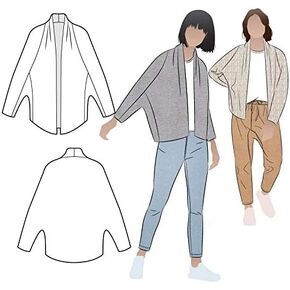 Style Arc Sewing Pattern - Palermo Knit Jacket (Sizes 10-22)