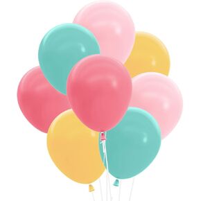 xo, Fetti Party Decorations Italian Summer Latex Balloons - 25 pk, 12" | Bachelorette Decorations, Toast on the Coast Theme Birthday Party, Italy Greece Bridal Engagement Decor, Coquette Cute Supplies