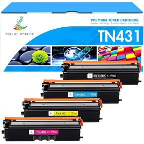 TN-431 TN431 Toner Cartridge 4-Pack Compatible for Brother TN431 TN 431 TN-431 Toner Cartridge for Brother MFC-L8900CDW HL-L8360CDW HL-L8260CDW MFC-L8610CDW HL-L8360CDWT Printer Ink (B/C/Y/M)