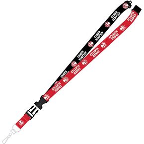 مجموعة Pro Specialities Atlanta Hawks Lanyard ثنائية النغمة C Black & Red