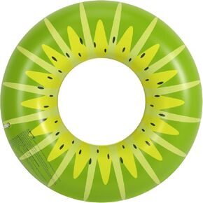 أنابيب حمام سباحة Heysplash للبالغين ، 32 بوصة Kiwi العملاقة أنبوب الأنبوب العوامات مع المطبوعات الممتع