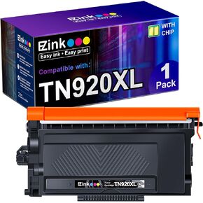 E-Z Ink TN920XL TN920 Toner Cartridge HL-L6210DW: Compatible for Brother TN-920XL TN-920 High Yield to Use with HL-L6210DW HL-L5210DW HL-L6210DWT HL-L5210DN HL-L5210DWT (1 Black, with Chip)