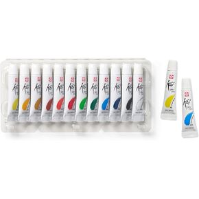 SAKURA Koi Watercolor Sets - Fine Quality Watercolor Paint Set - 12 Colors - 5 ml Tubes