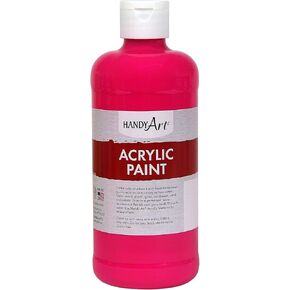 Handy Art Student Acrylic Paint 16 ounce, Fluorescent Magenta,101-155