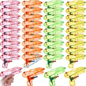 Leyndo 50 Pack Water Gun for Kids Mini Water Gun Bulk Blaster Blaster Squirt Squirt Pistol Fun Small Water Gun Gun Boys Girls Outdoor Beach Game Summing Swimming Party Party (Fresh ، Cute)