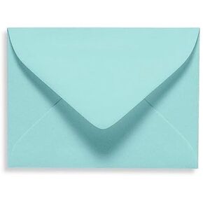 LUXPaper #17 Mini Envelopes | 2 11/16" x 3 11/16" | Seafoam Blue | 80lb. Text | 250 Qty
